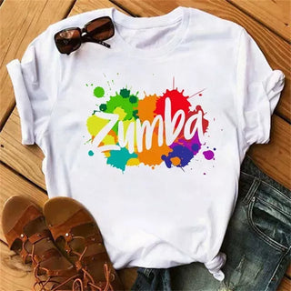 Graffiti Zumba Letter T-shirt